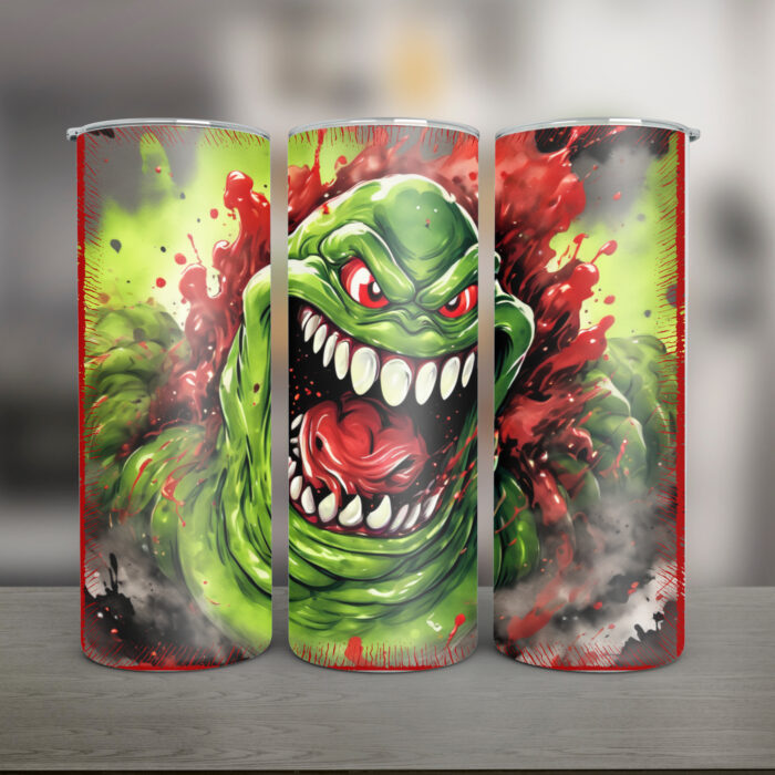 Slimer, Ghostbusters Inspired 20Oz Skinny Tumbler